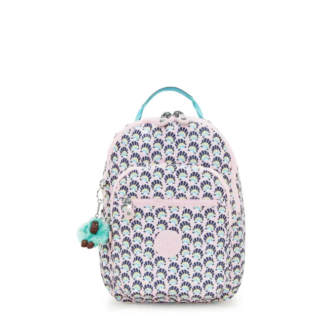 Kipling Seoul S kleine rugzak Geo Shell met print voor school