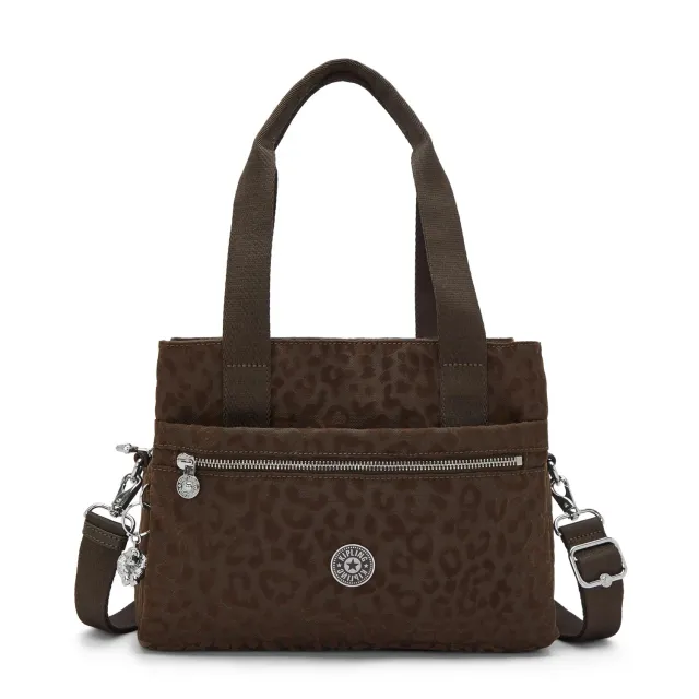 Kipling Elysiana Leo schoudertas medium soft leopard