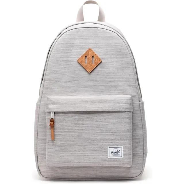 Herschel Heritage rugzak Light Grey Crosshatch grijs