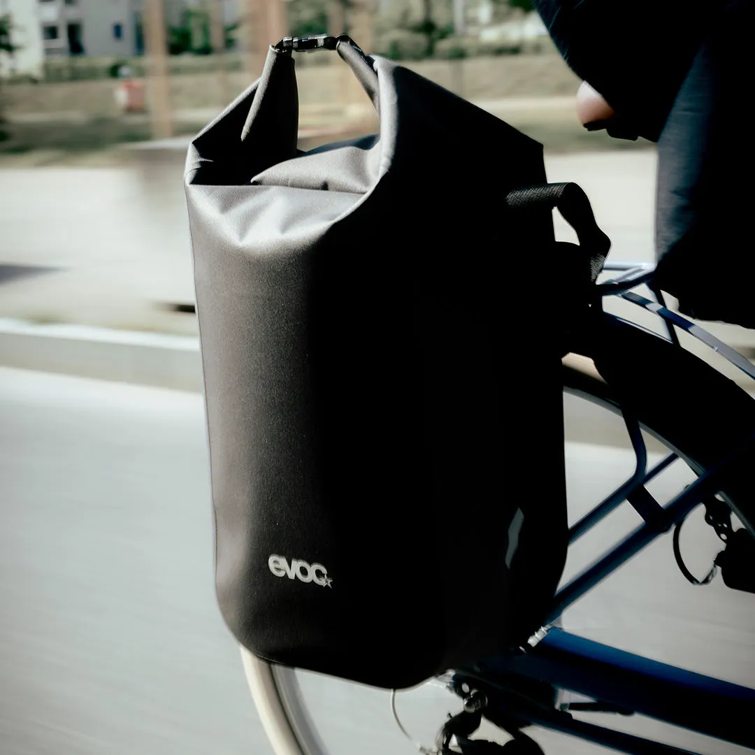 Evoc Pannier Pack WP 25 fietstas zwart 25L waterdicht