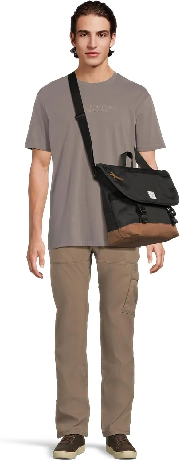 Herschel Cove messenger tas zwart bruin