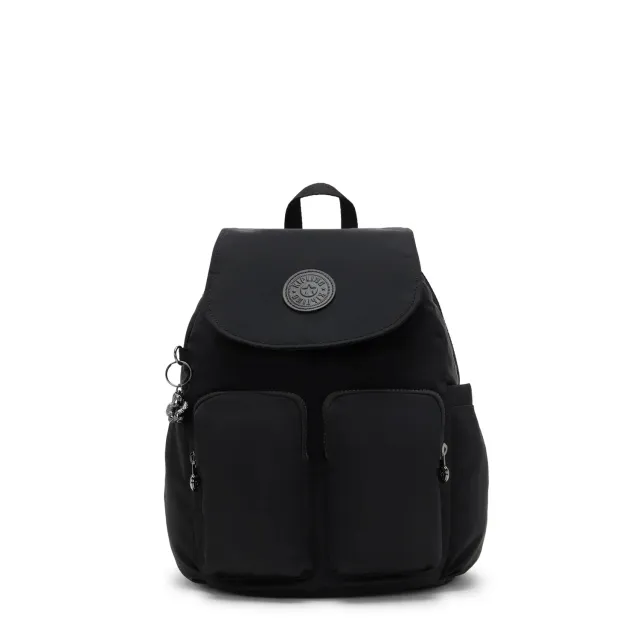Kipling City Pocket S rugzak Infinite Black met klep klein