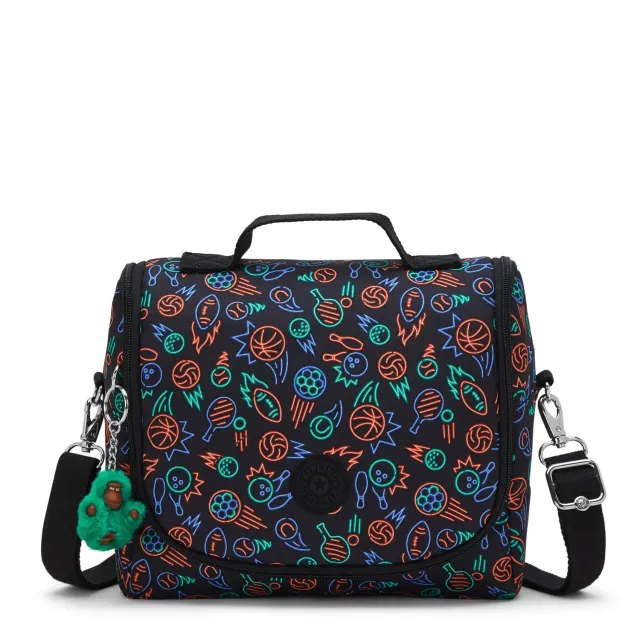 Kipling New Kichirou lunchtas Sport Doodle Groot met print
