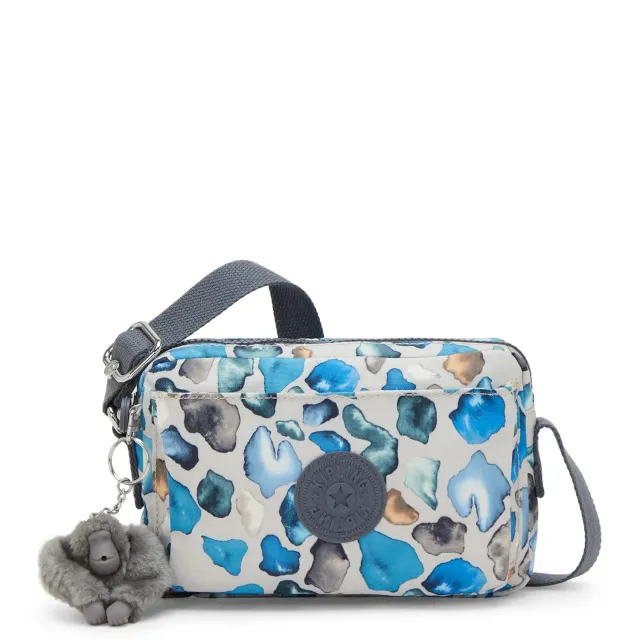 Kipling Abanu Crossbody Tas Klein Mineral Stone grijs