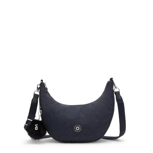 Kipling Clichy schoudertas Starlit Navy Shimmer medium