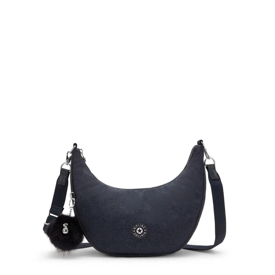Kipling Clichy schoudertas Starlit Navy Shimmer medium