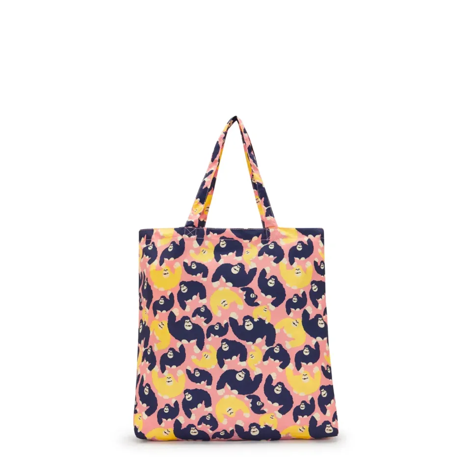 Kipling Jonny Packable shopper monkey bag klein opvouwbaar