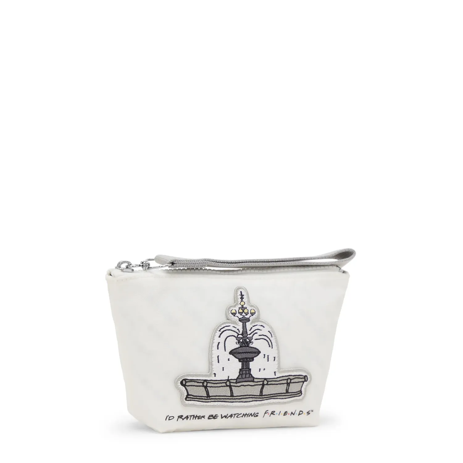 Kipling Naomi Pouch S etui Fountain White Klein Friends-print