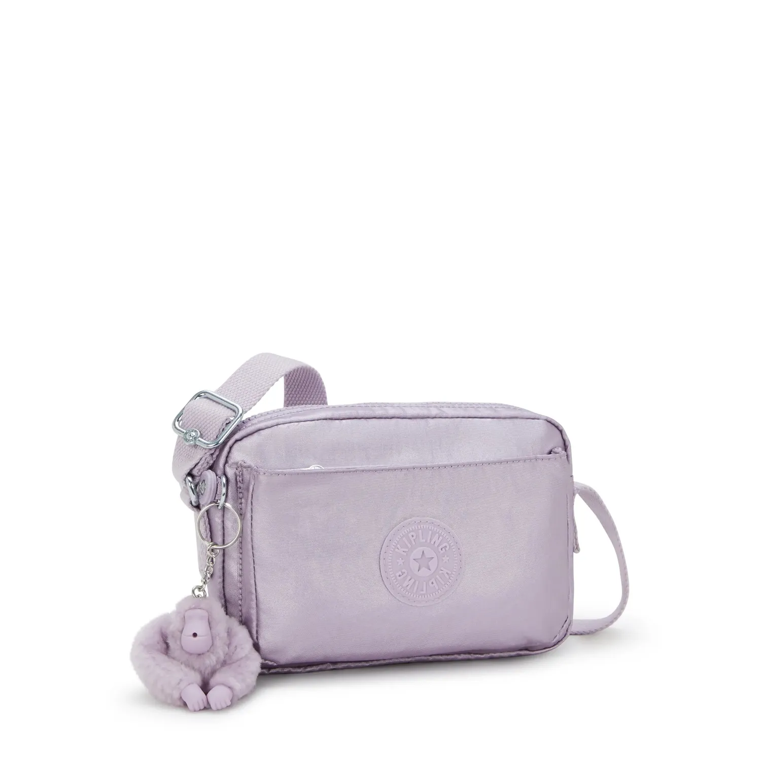 Kipling Abanu crossbodytas klein Lilac Moon Metallic verstelbaar