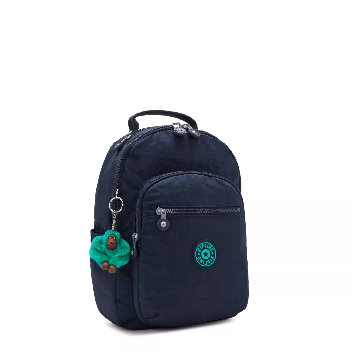 Kipling Seoul S kleine rugzak Blue Green Block waterafstotend