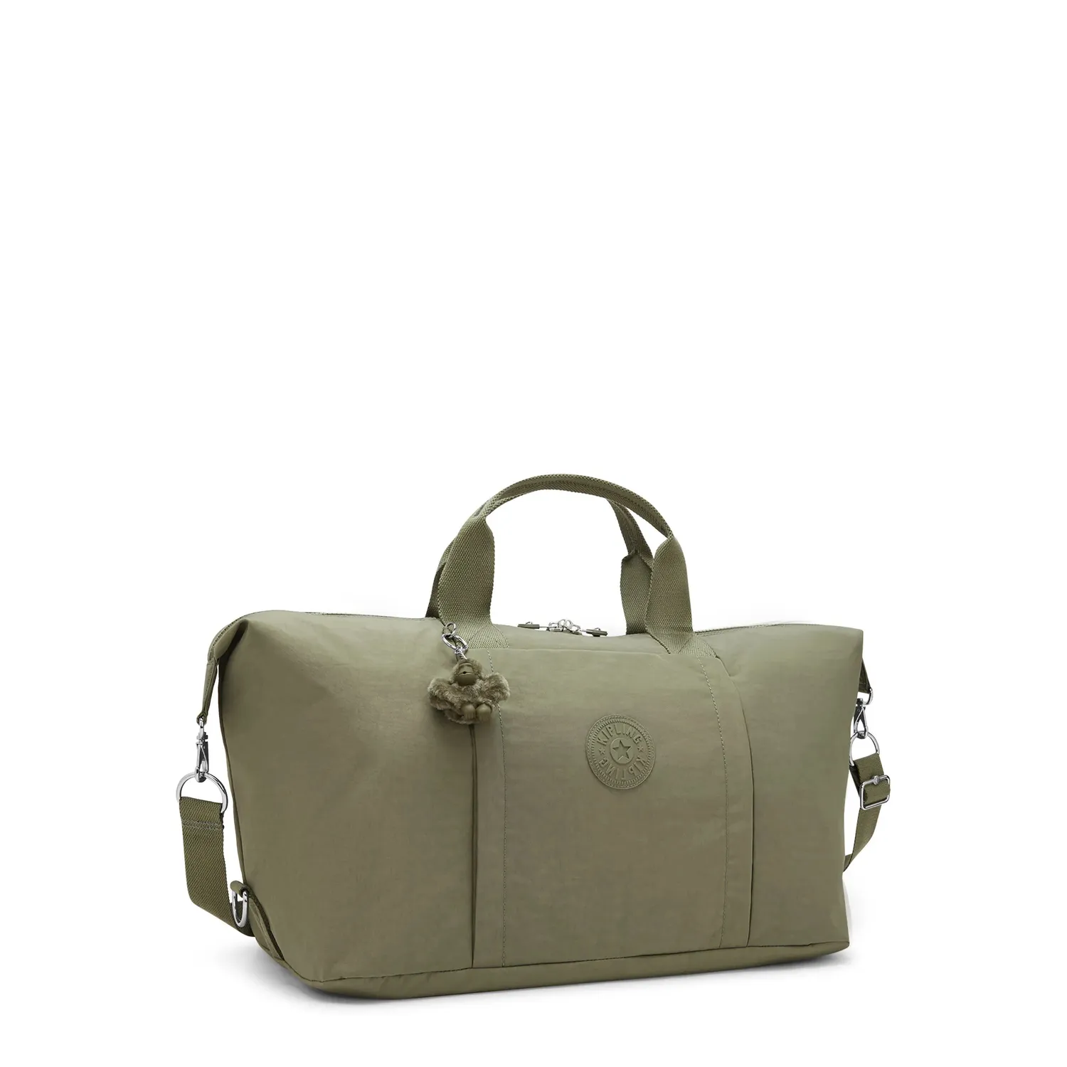 Kipling Bori weekendtas Groot Almost Sage met trolleyhoes