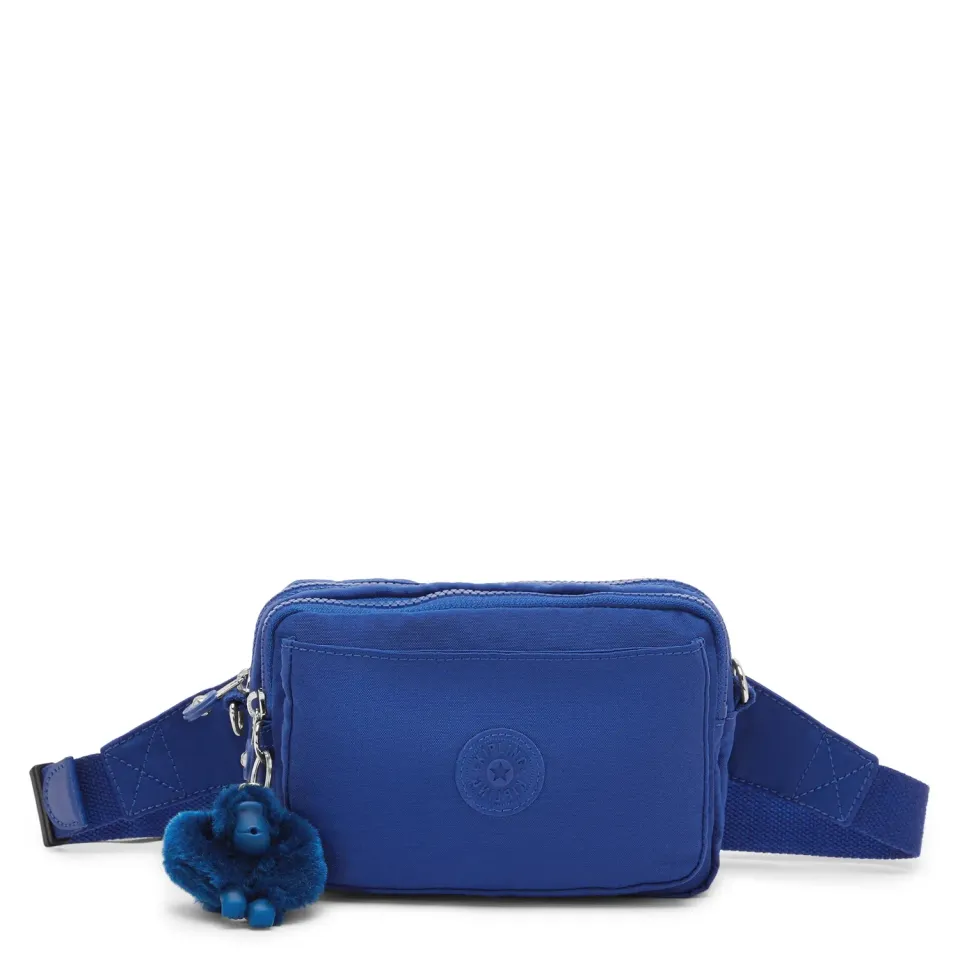 Kipling Abanu Multi tasje Klein Blazing Blue verstelbare riem