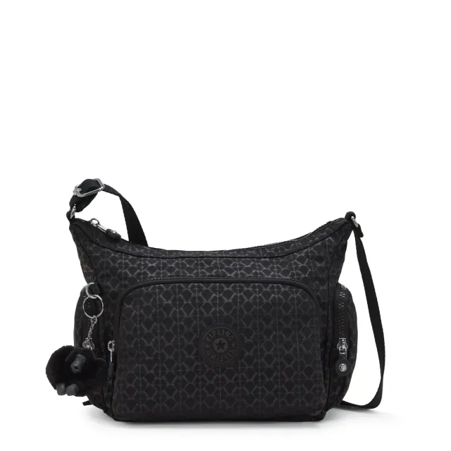Kipling Gabb S crossbodytas Medium Signature Emb met print