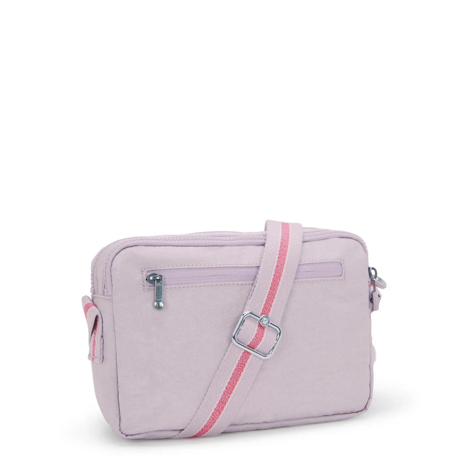 Kipling Abanu M crossbody tas Medium Lilac Shimmer glans