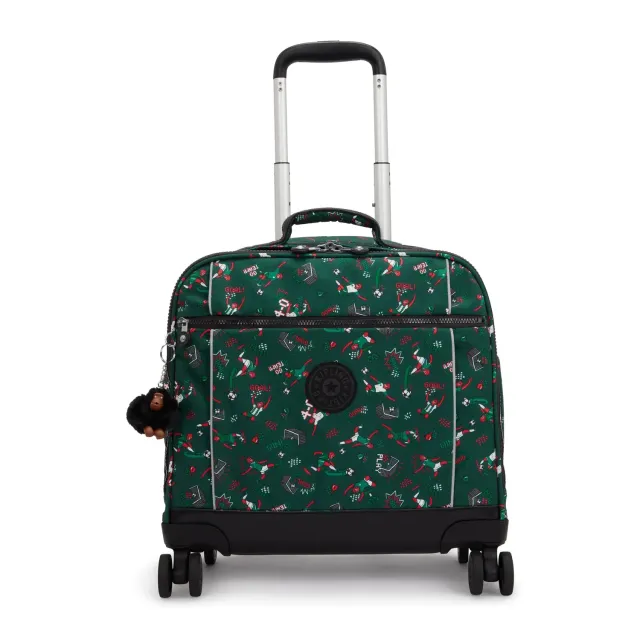 Kipling New Storia schooltas met wielen Soccer Print groot laptopvak