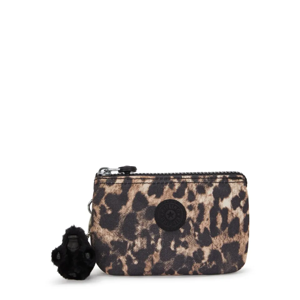 Kipling Creativity S portemonnee Wild Leopard klein luipaardprint