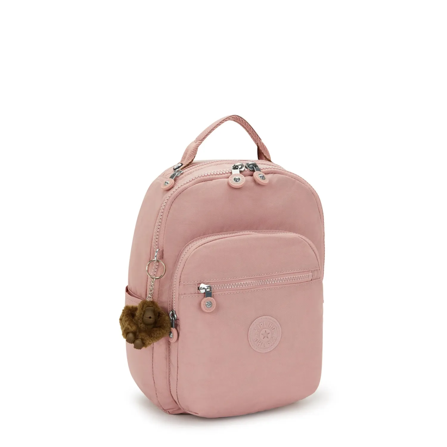 Kipling Seoul S kleine rugzak Memory Pink met 11 inch tabletvak
