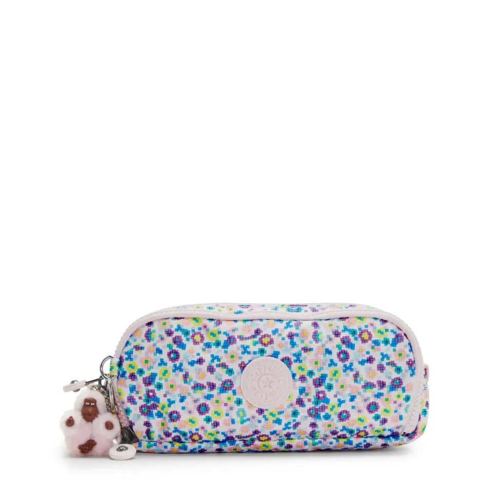 Kipling Gitroy pennenzak groot Digi Flower Print 3-vaks