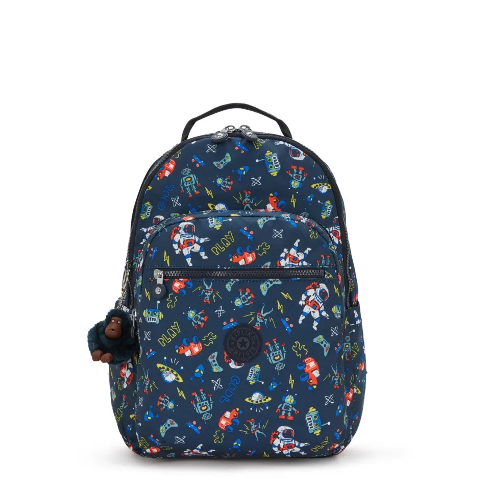 Kipling Seoul Lap rugzak Groot Space Game 15 inch laptopvak