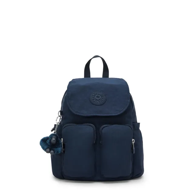 Kipling City Pocket Mini rugzak Blue Bleu 2 klein met klep