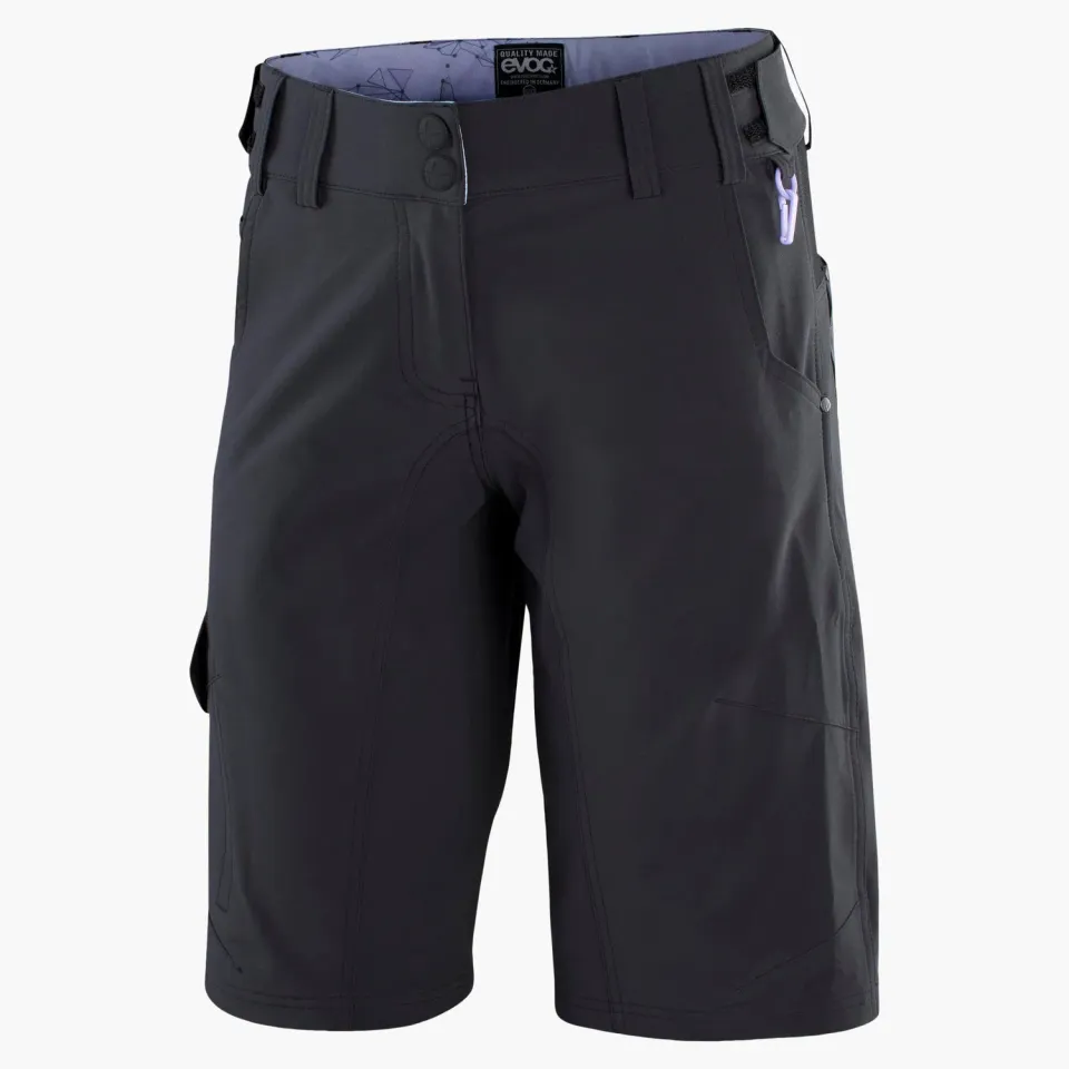 Evoc Bike Shorts Women fietsbroek carbon grey paars