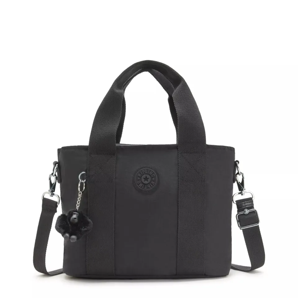 Kipling Minta M schoudertas Black Noir verstelbaar