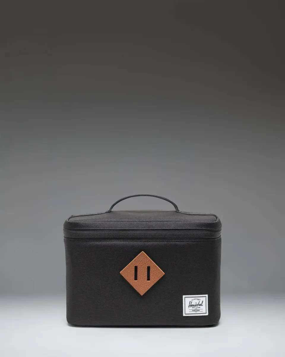 Herschel Heritage Lunch Box lunchbox Zwart geïsoleerd