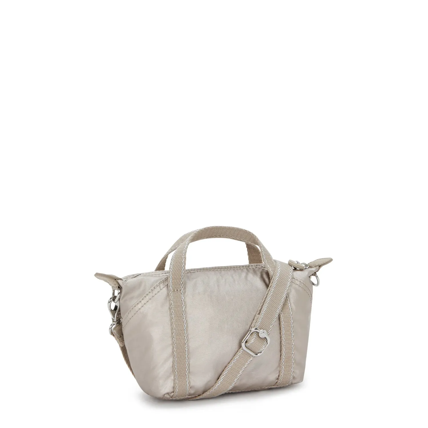 Kipling Art Compact schoudertas metallic glow klein gevoerd