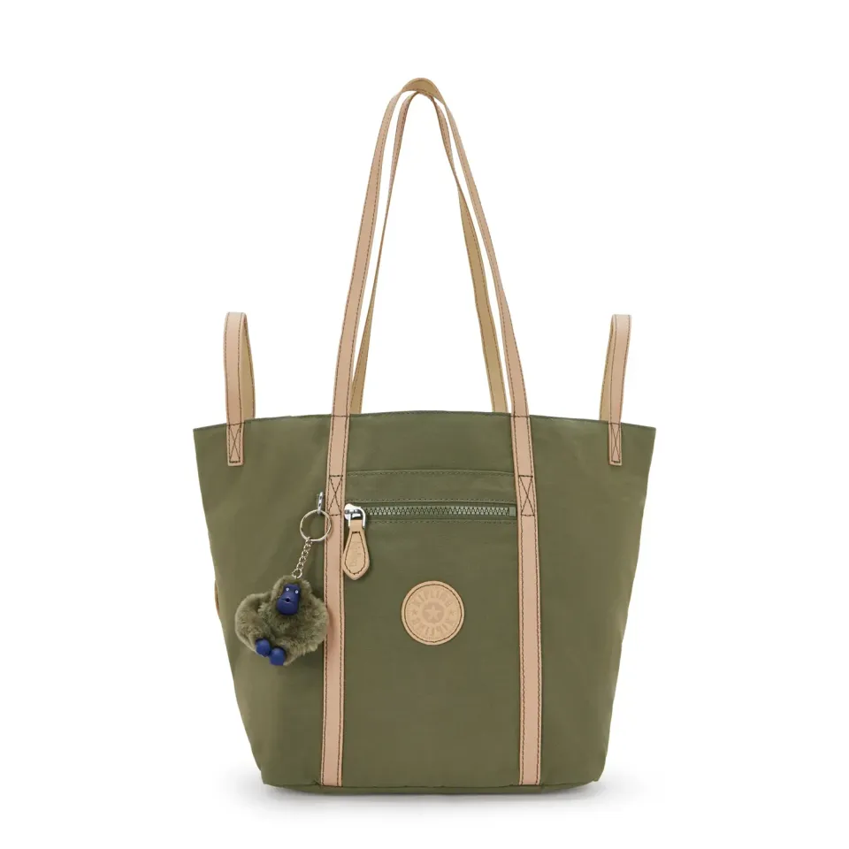 Kipling Raimo schoudertas Cotton Khaki klein