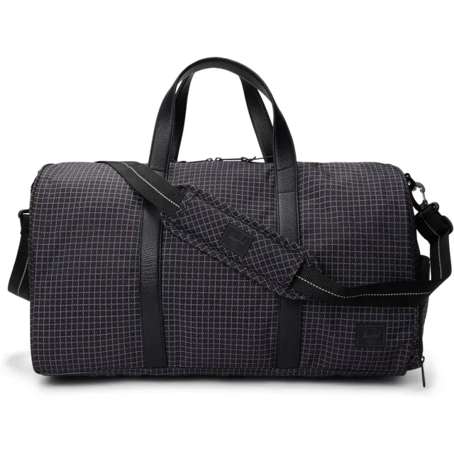 Herschel Novel reistas Grid Black weekendtas