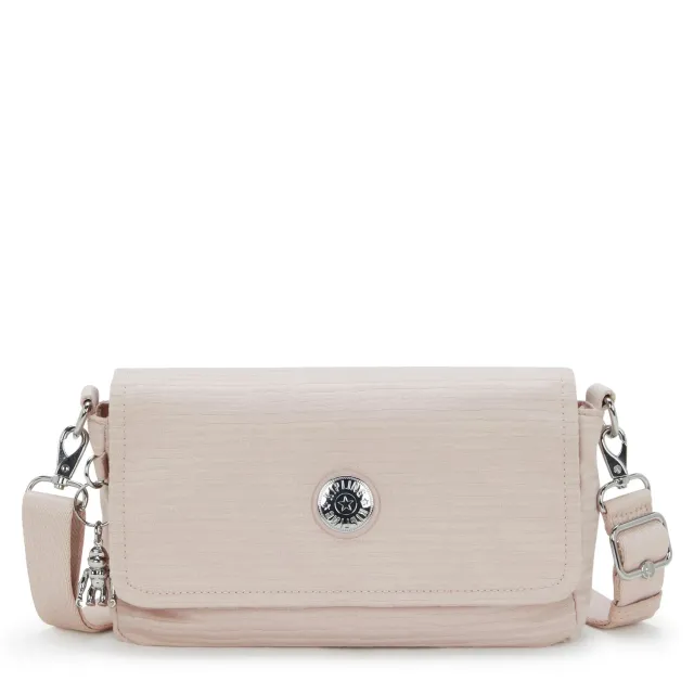 Kipling Aras Up schoudertas klein Pink Pearl