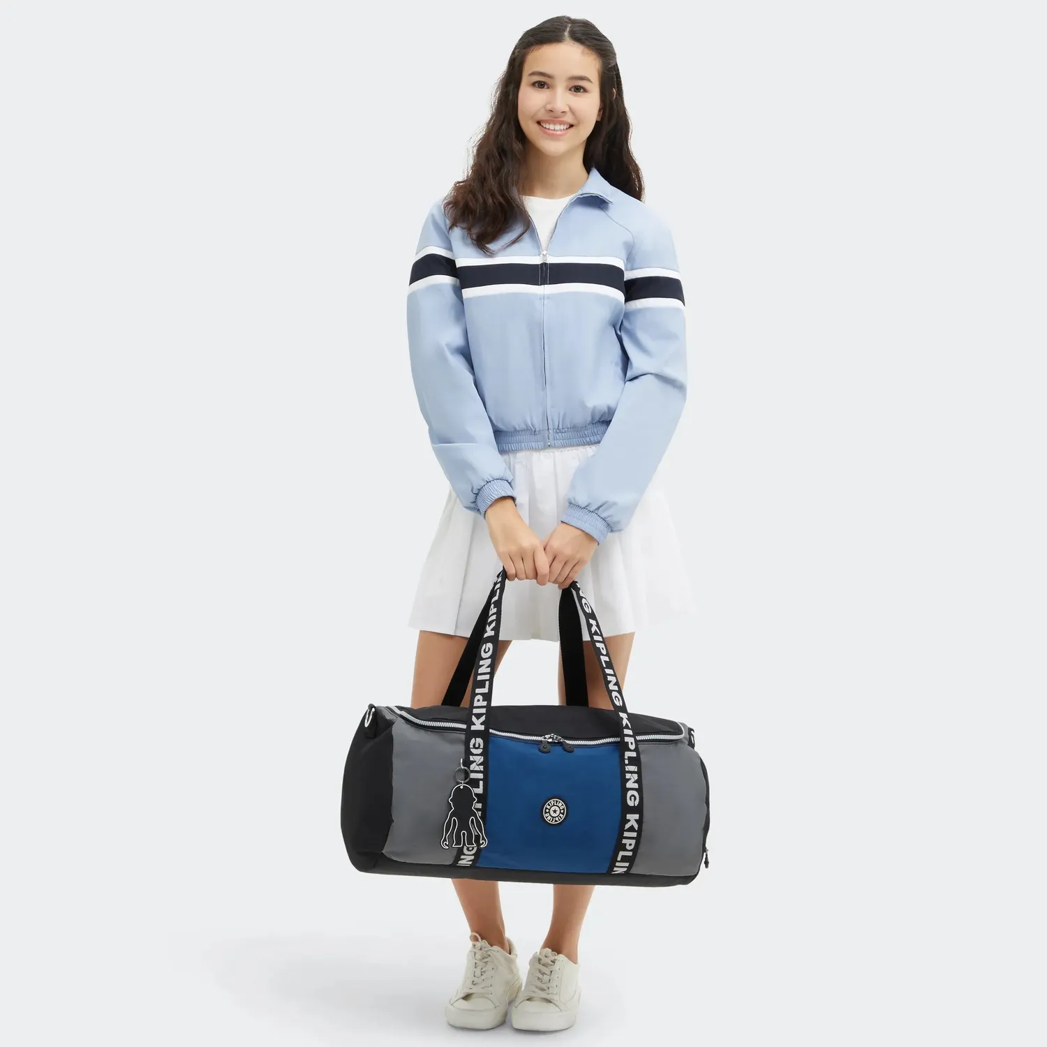 Kipling Argus S Sporttas Scuba Blue Block Klein waterafstotend