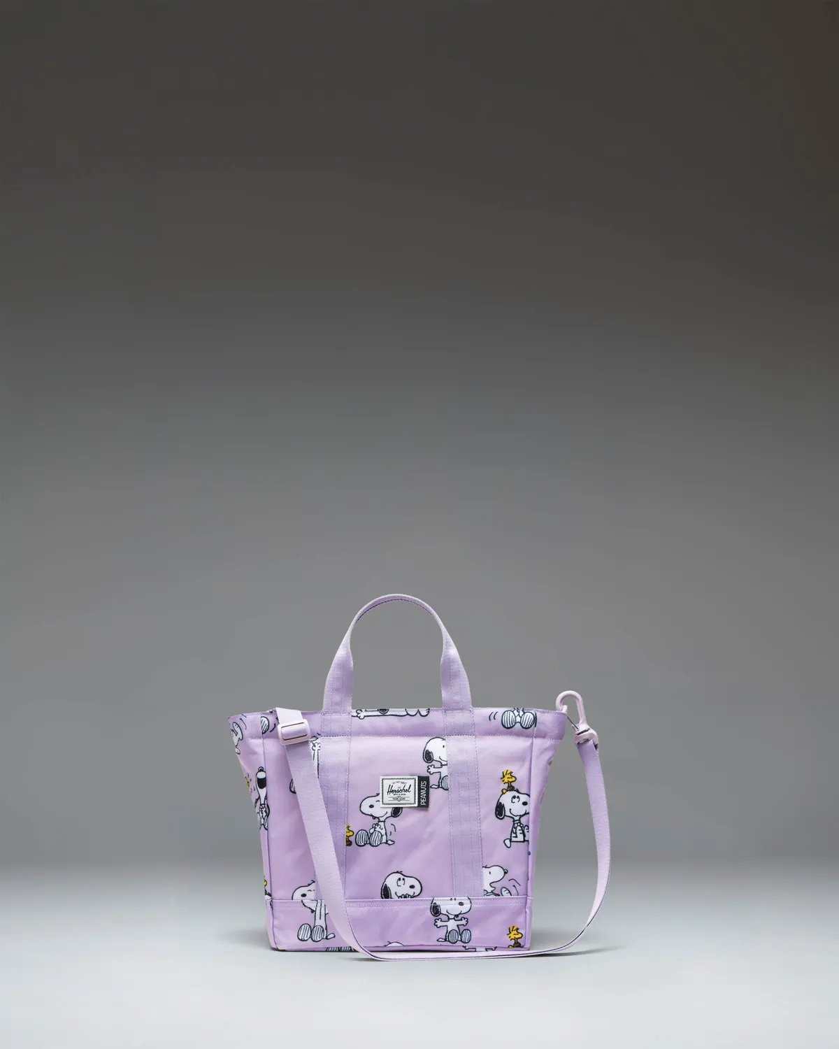 Herschel Heritage Small Tote Snoopy Black mini tas