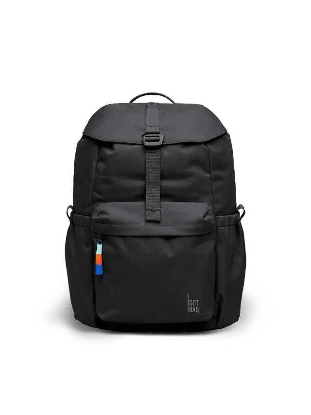 Got Bag Flap Pack rugzak zwart 22,5L met laptopvak
