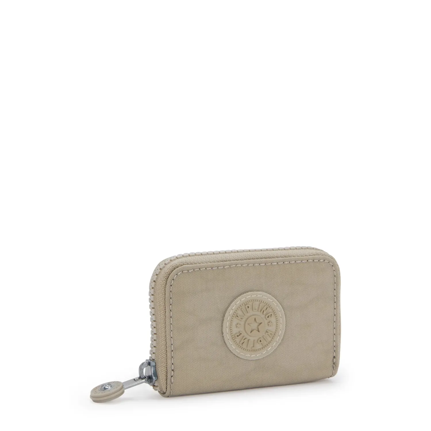 Kipling Cash Buddy portemonnee Soft Taupe klein met rits