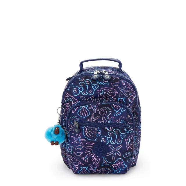 Kipling Seoul S kleine rugzak Disco Fish 11 inch