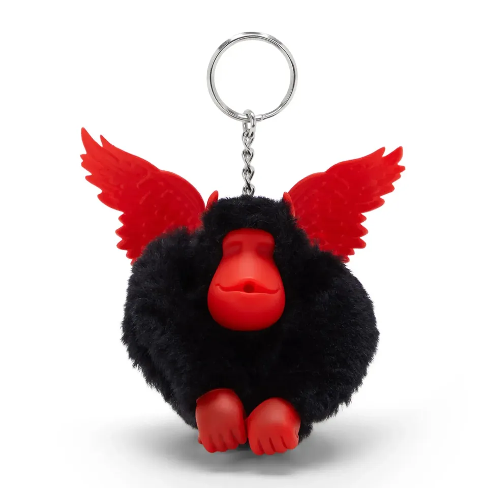 Kipling Halloween Devil Monkey sleutelhanger rood klein