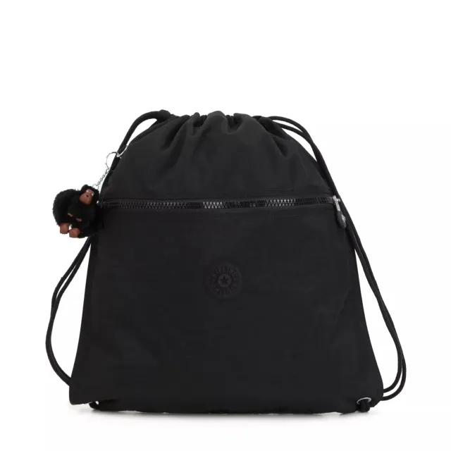 Kipling Supertaboo gymtas True Black medium zwart