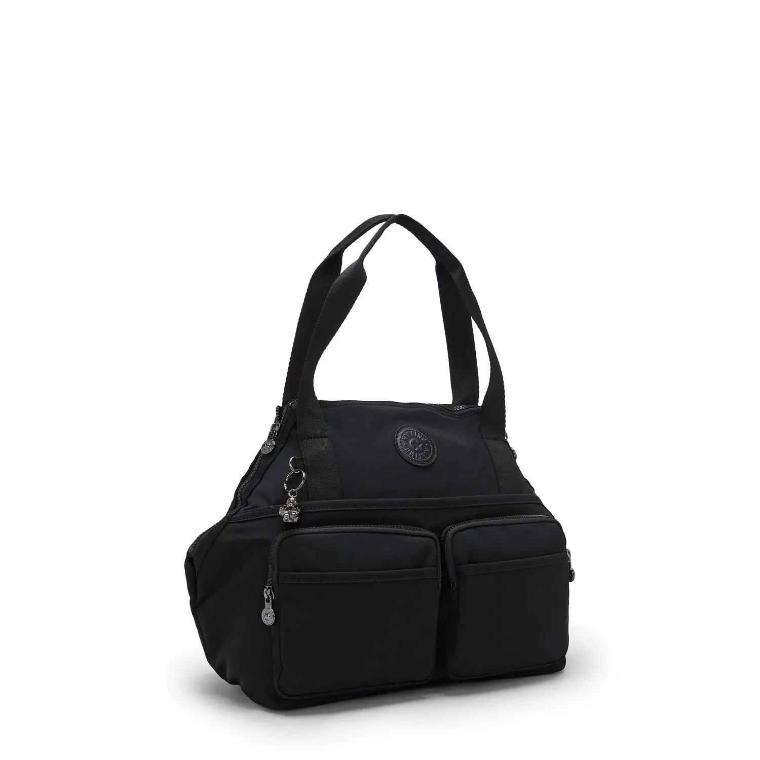 Kipling New Art Duo Pocket draagtas infinite black medium laptopvak