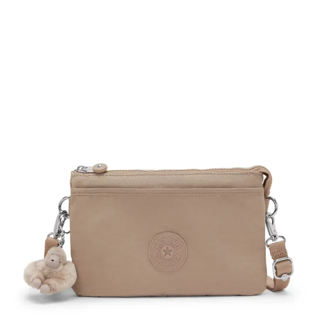 Kipling Riri crossbodytas Klein Tan Beige lichtgewicht