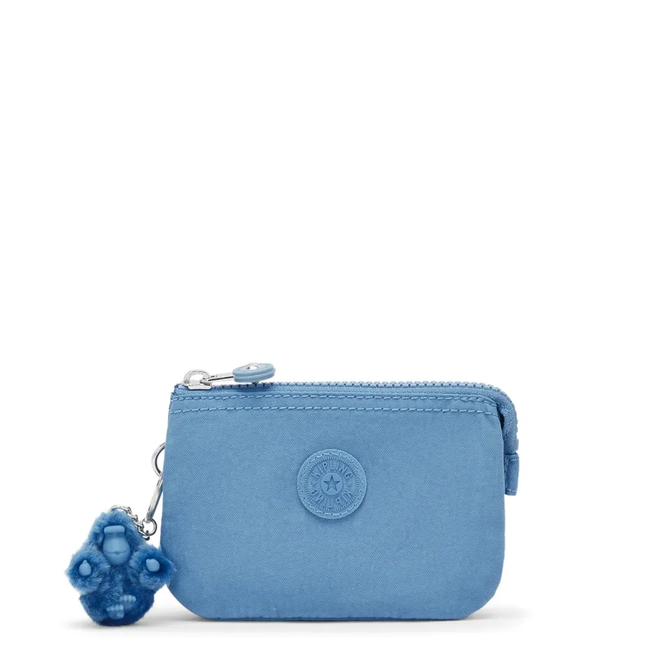 Kipling Creativity S portemonnee klein Vintage Blue met rits
