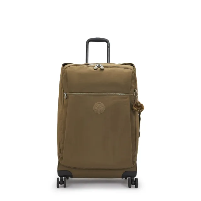 Kipling Darcey Up M koffer Smooth Khaki Medium 4 wielen