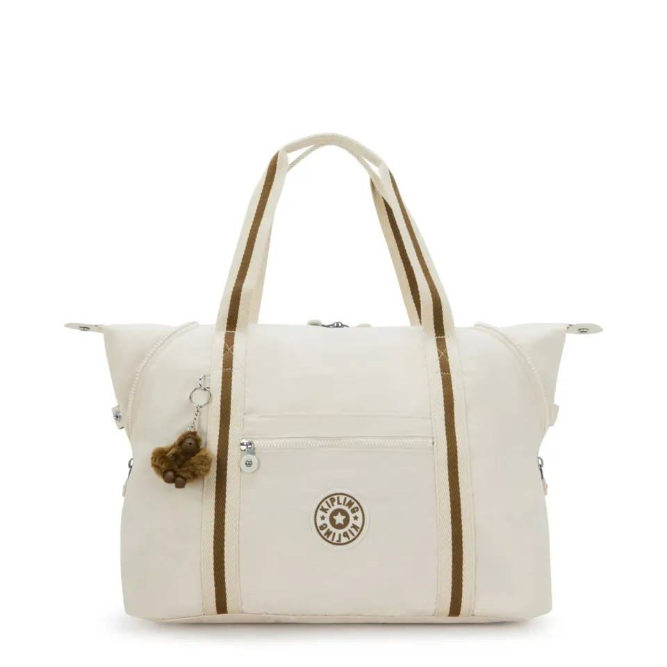 Kipling Art M schoudertas Soft Sand groot vakken