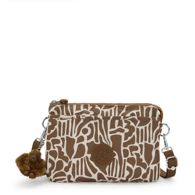 Kipling Riri schoudertas groot Cocktail Khaki lichtgewicht