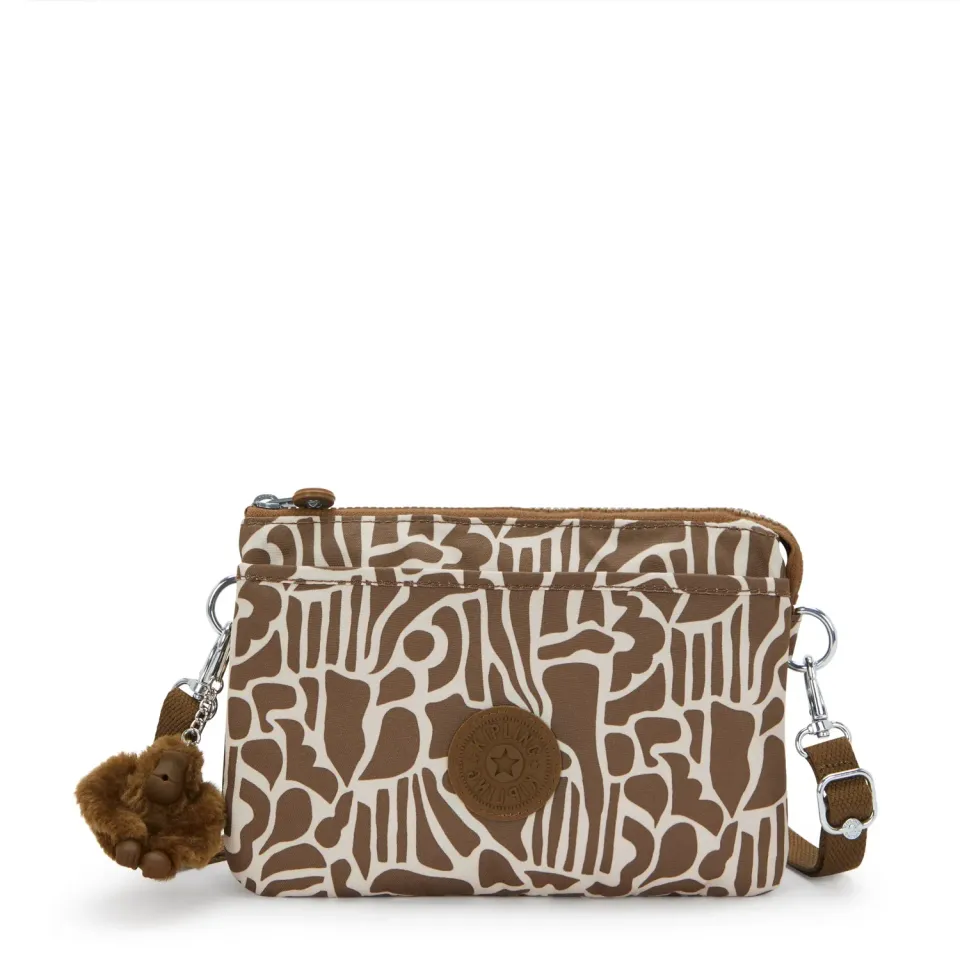 Kipling Riri schoudertas groot Cocktail Khaki lichtgewicht