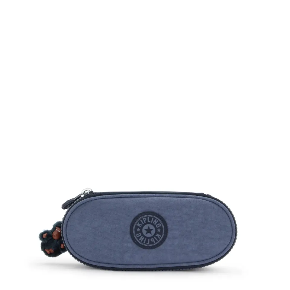 Kipling Duobox pennenzak Medium Game Grey waterafstotend