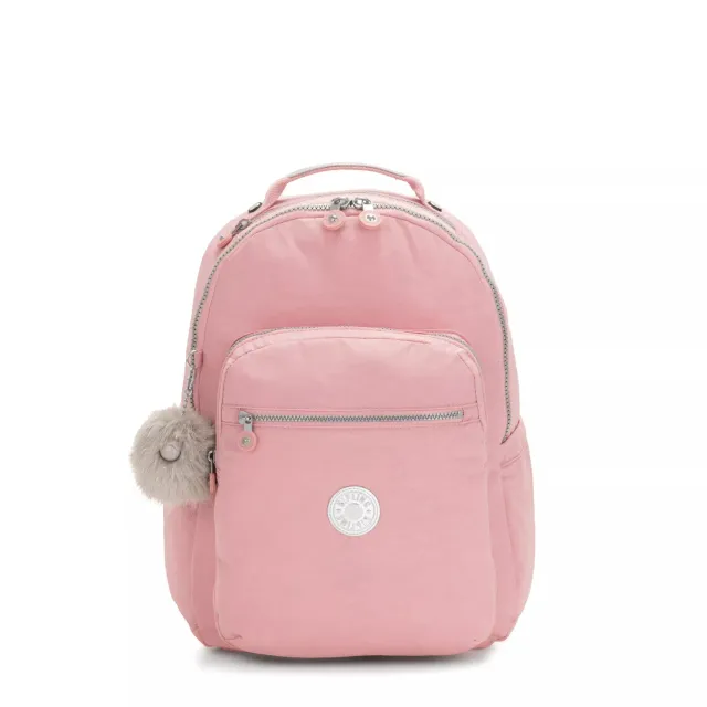 Kipling Seoul rugzak Groot Bridal Rose met laptopvak 15 inch