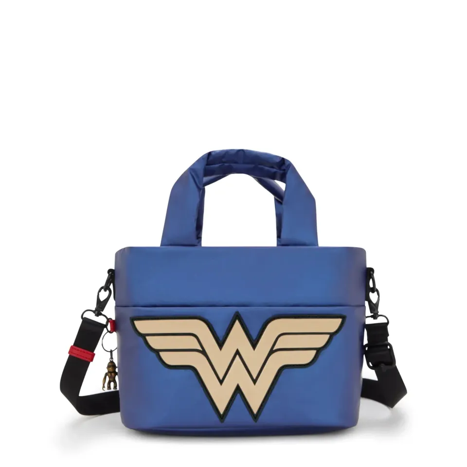Kipling Minta P schoudertas Wonder Blue klein metallic