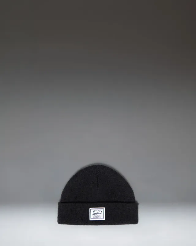 Herschel Elmer Baby Beanie 0-6 Months mutsje zwart