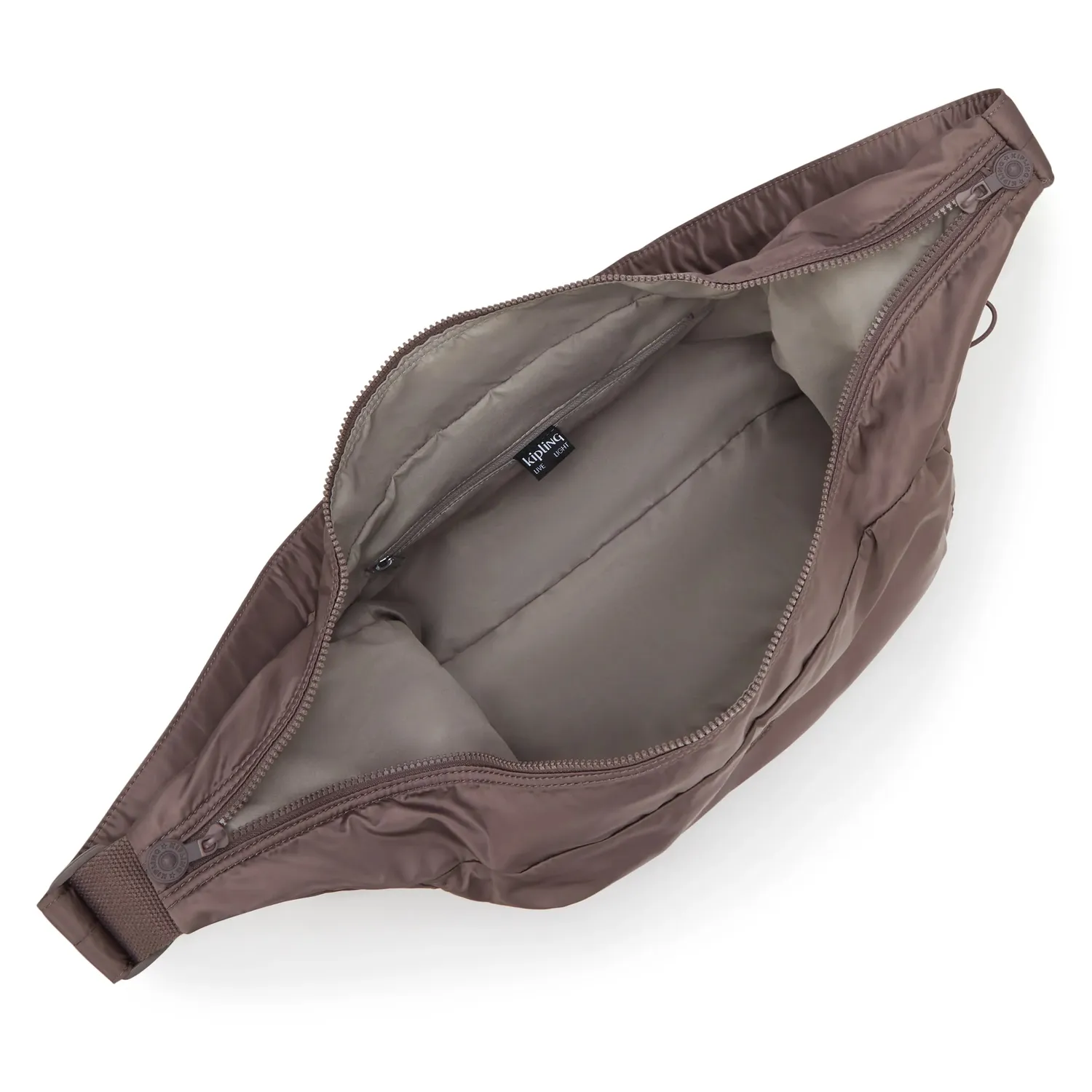 Kipling Gwyn schoudertas Groot Simply Mocha ruim